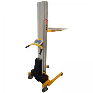 Aluminium Mono Mast Ball Screw Structure Electric Lifter