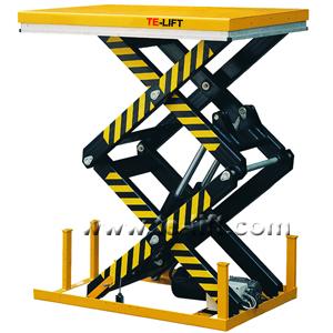 Hydraulic Electric Double Scissors Lift Tables Goods Lift Platform