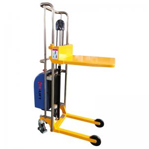 Electric Hydraulic Platform Lift Stackers Power Lift Platform Trucks