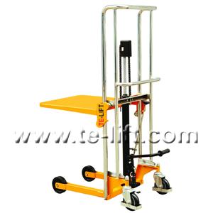 Foot Pedal Hydraulic Platform Lift Stackers Lift Platform Trucks