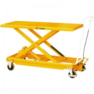 Large Table Size Lifting Truck Big Platform Scissor Lift Trolley