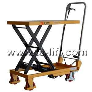 Manual Hydraulic Lift Table Trucks Foot Pedal Hydraulic Platform Carts