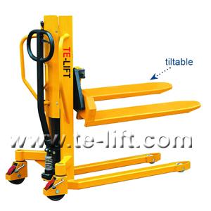 Manual Hydraulic Pallet Lateral Tilter Pallet Tilting Truck