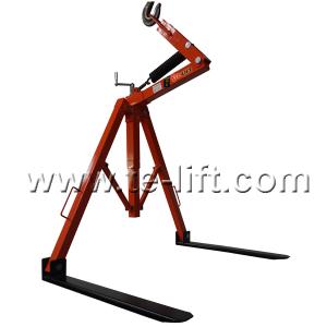 Overhead Crane Pallet Lifter with Adjustable Overall Forks Width