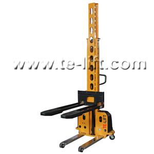 Self Loading Semi-Electric Pallet Stackers Climbing Forklift Truck