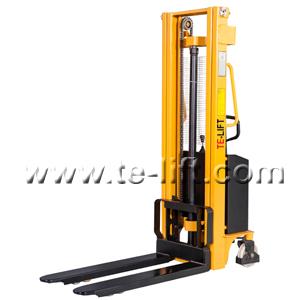 Semi-Electric Hydraulic Pallet Stackers Economic Electric Forklift Trucks