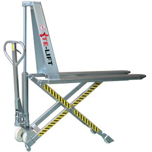 Stainless Steel Hydraulic Manual High Lift Scissor Trucks
