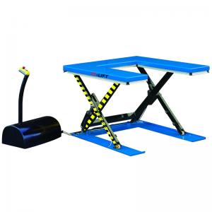 'U' Type Low Profile Hydraulic Electric Static Scissor Lift Table Lifting Platform